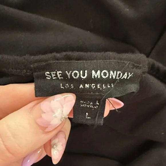 See You Monday Black Sleeveless Drop Waist Maxi Dress - Picture 3 of 5